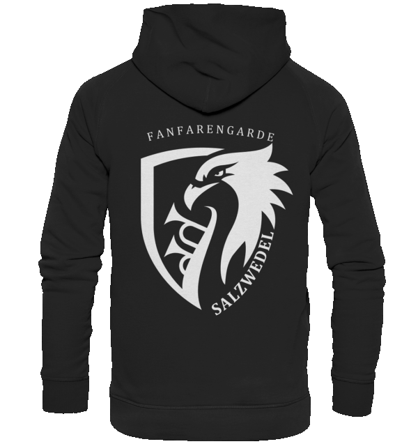 FGSAW-LOGO-DOPPELT-WEISS - Basic Unisex Hoodie – Bild 8