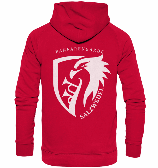 FGSAW-LOGO-DOPPELT-WEISS - Basic Unisex Hoodie – Bild 2