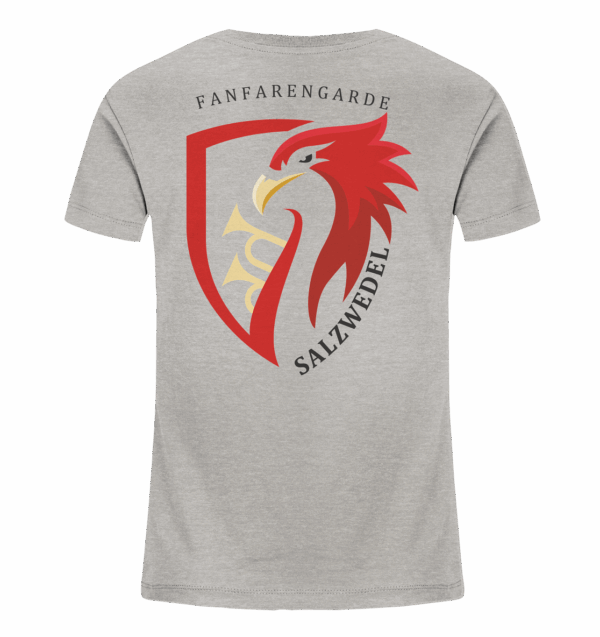 FGSAW-LOGO-DOPPELT-FARBIG - Kids Organic Shirt – Bild 2