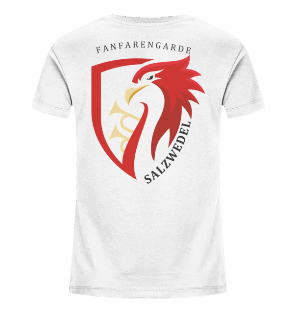 FGSAW-LOGO-DOPPELT-FARBIG - Kids Organic Shirt – Bild 4