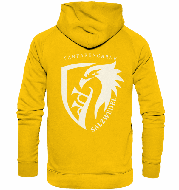 FGSAW-LOGO-DOPPELT-WEISS - Kids Premium Hoodie – Bild 8