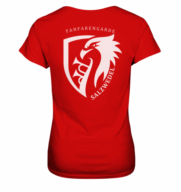 FGSAW-LOGO-DOPPELT-WEISS - Ladies Premium Shirt – Bild 4