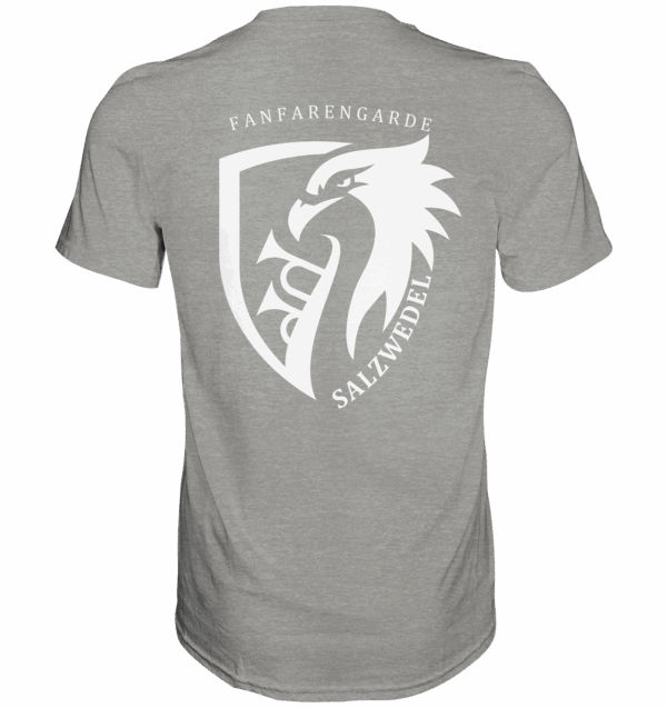 FGSAW-LOGO-DOPPELT-WEISS - Premium Shirt – Bild 6