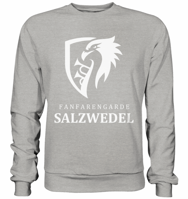 SAW-LOGO-KOMPAKT-WEISS - Basic Sweatshirt – Bild 2