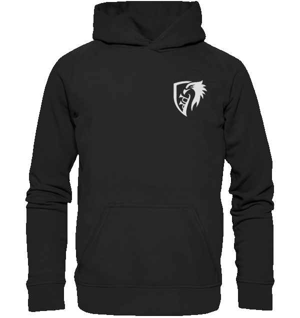 FGSAW-LOGO-DOPPELT-WEISS - Basic Unisex Hoodie – Bild 7