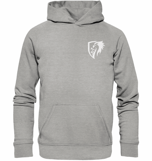FGSAW-LOGO-DOPPELT-WEISS - Basic Unisex Hoodie – Bild 5