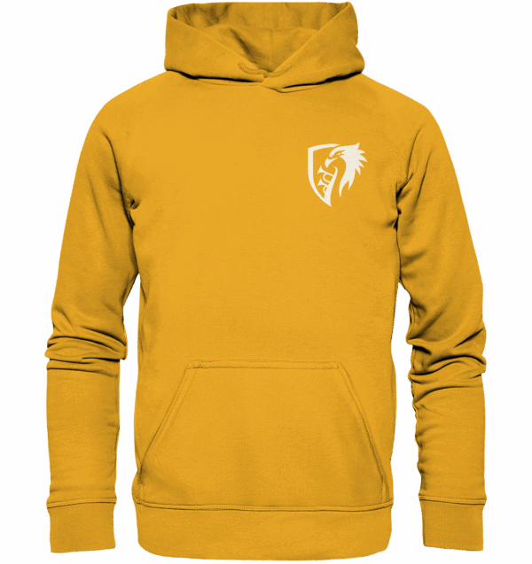 FGSAW-LOGO-DOPPELT-WEISS - Basic Unisex Hoodie – Bild 3