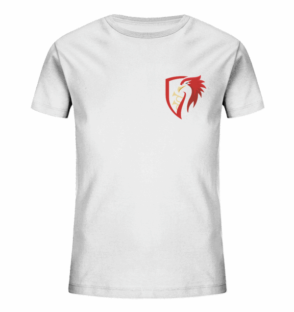 FGSAW-LOGO-DOPPELT-FARBIG - Kids Organic Shirt – Bild 3