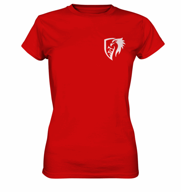 FGSAW-LOGO-DOPPELT-WEISS - Ladies Premium Shirt – Bild 3