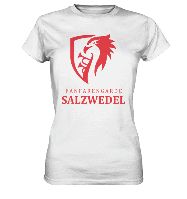 SAW-LOGO-KOMPAKT-ROT - Ladies Premium Shirt – Bild 2
