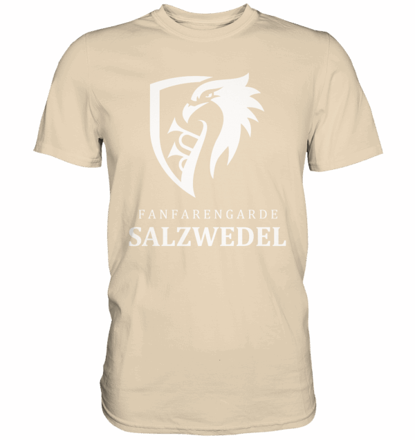 SAW-LOGO-KOMPAKT-WEISS - Premium Shirt – Bild 3